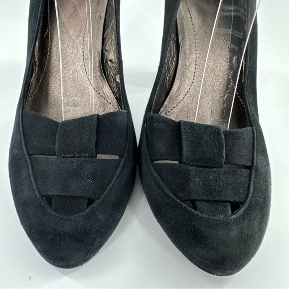 Circa Joan & David Duseascape heels size 6.5 black suede pumps 90s y2k pinup - Picture 5 of 14